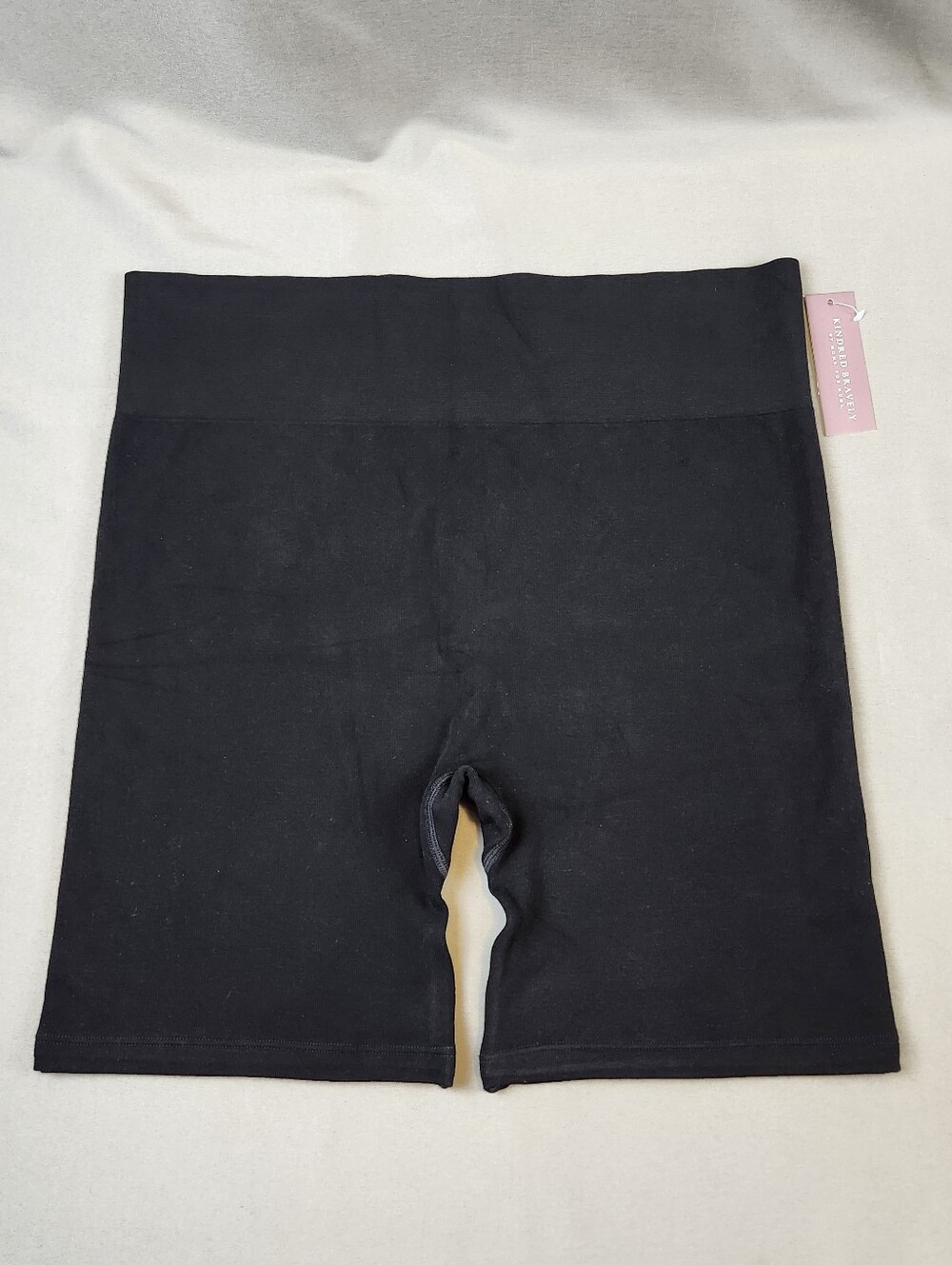 Kindred Bravely Sublime Bamboo Bike Shorts Black 1X Comfort Maternity Postpartum